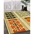 thumbnail image 3 of Ahgly Company Tapis Rond Lavable en Machine Intérieur Transitionnel Acajou Brun, 6 Pieds Rond, 3 of 7