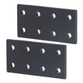 thumbnail image 1 of Planche de Joint à 8 Trous, Alliage d'Aluminium Résistance à la Corrosion 2 Pcs Plaque de Joint Rectangulaire pour Commodes, 1 of 7