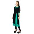 thumbnail image 4 of Phagun Kurta de Designer pour Femmes Kurti Ethnique Haut Tunique Robe en Rayonne et Georgette, 4 of 7