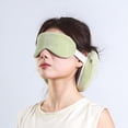 thumbnail image 4 of PEONAVET Polyester Eye Masks Pillows 2 In 1 U Shaped Pillow with Eye Mask Memorys Foam Travel Neck Pillow Shade Sleep Mask Office Nap Support for Airplane Car Home Use, 4 of 6