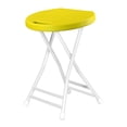 thumbnail image 4 of Folding Stool Furniture Ultralight Thickened Foot Rest Stool High Stool Foldable yellow, 4 of 9