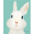 thumbnail image 3 of Affiche Imprimée sur Toile d'Art Mural de Dessin Animé d'Alpaga, Lapin et Cochon, Simple et Mignon Aquarelle, 3 of 4