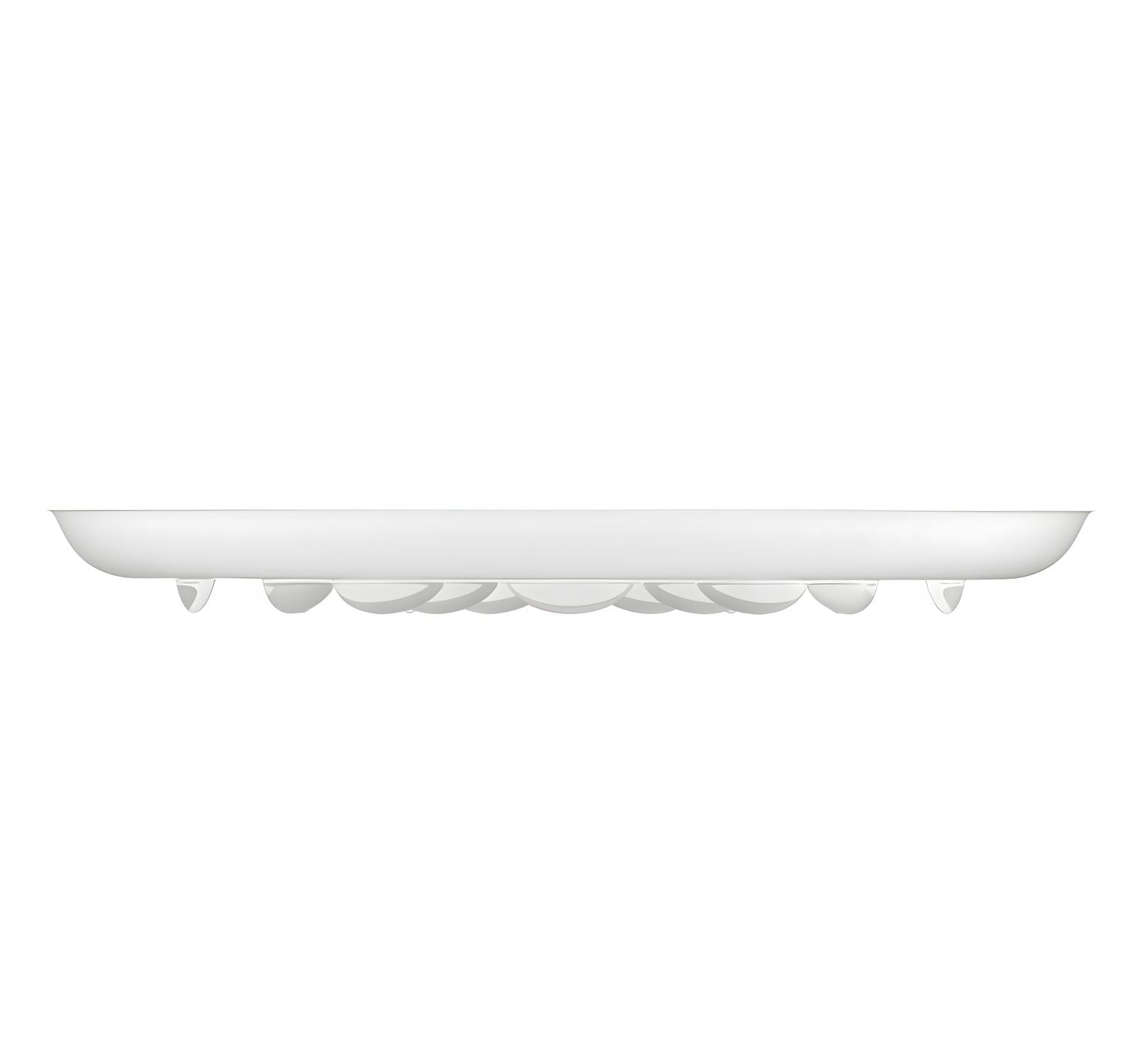Soucoupe de protection de sol Hometrends, plateau rond en plastique transparent de 40 cm (16 pouces), idéal pour les pots de fleurs à l'intérieur et à l'extérieur.
