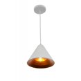 thumbnail image 1 of CWI Lighting Suspension à 1 Lumière avec Fini Blanc Mat et Or, 1 of 6