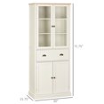 thumbnail image 3 of HOMCOM Freestanding Kitchen Pantry, Buffet Cabinet, 5-tier Storage Cabinet, 3 of 10