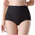 thumbnail image 3 of Womens Stretch High Waisted Seamless Underwear No Show Tummy Control Panties Soft Postpartum Full Coverage Briefs, 3 of 7
