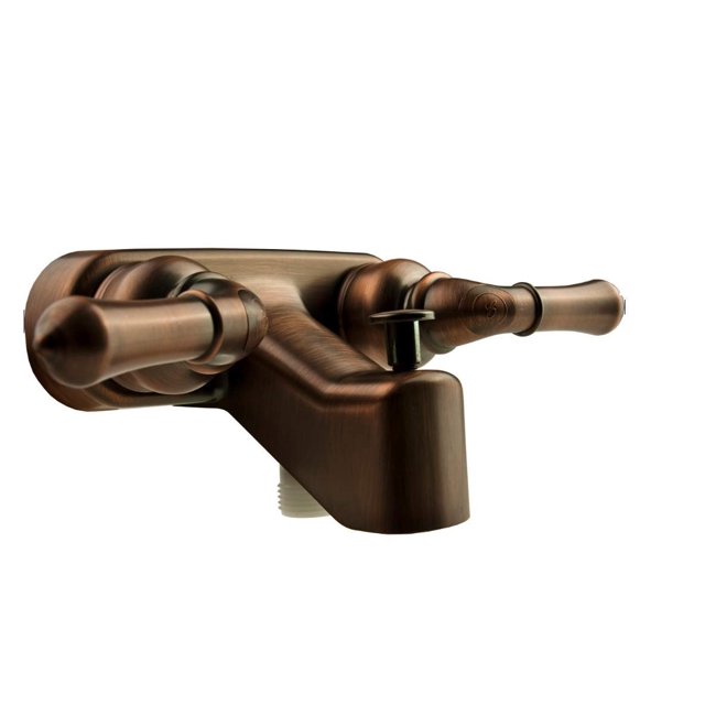 Dura Faucet DF-SA110C-ORB RV Tub & Shower Faucet Valve Diverter with Classical Handles Bronze Finish