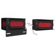 thumbnail image 1 of Trailer Tail Light, 1 Pair Light Boxes Housing Kit Assembly, Full LED Dynamic Lights Smoke Lens Third Brake Lamp, High Mount 3rd 12V 120LM Side Mirror Indicator Turn Signal,, 1 of 8