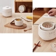 thumbnail image 4 of Electric Stew Pot, 200W 1L Anti Dry Burn Ceramic Soup Porridge Cooker with Timer Anf 9 Cooking Setting, Mini Ceramic Stew Cooker with Lid, for Home Kitchen Dorm, 4 of 7