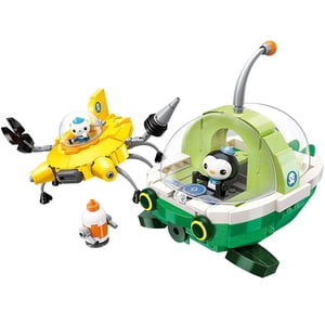 for Age 6+ Octonauts Building Block Rescue Ship GUP-E Guppy GUP-D Mobula Vehicle & Barnacles Peso 429pcs Building Brick Set-Without Original Box