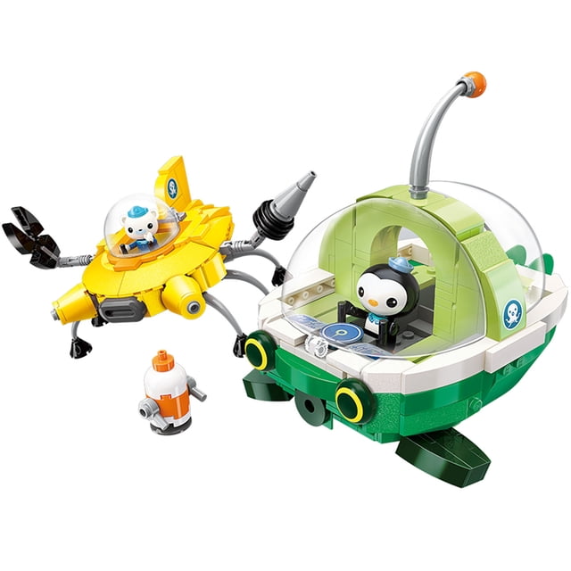 for Age 6+ Octonauts Building Block Rescue Ship GUP-E Guppy GUP-D Mobula Vehicle & Barnacles Peso 429pcs Building Brick Set-Without Original Box
