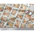 thumbnail image 2 of Soimoi Poly Georgette Tissu Signe du Zodiaque Patchwork Décor Tissu Imprimé Yard 52 Pouces de Large, 2 of 3