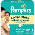 thumbnail image 1 of Pampers Swaddlers Couches, Taille 1 (8-14 lbs), Absorbantes, Garde Bébé au Sec et à l'Aise, Couche Jetable pour Bébé Sécuritaire pour la Peau, 1 of 26