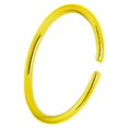 thumbnail image 4 of Gold IP or Surgical Steel Nose Ring or Cartilage Hoop with Comfort Round Ends, 4 of 4