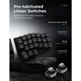 thumbnail image 3 of WCORNE V4.1 Wireless Split Ergonomic Keyboard, 2.4G VIAL Programmable Mechanical Keyboard with Hot-Swappable Switches, 3 of 8