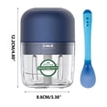thumbnail image 1 of Baby Food Processor,Baby Food Masher Experience the Convenience of Our Rechargeable Mini Food Processor for Garlic and Baby Food Processing Mini Food Processor,Manual Food Processor, 1 of 2