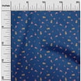 thumbnail image 1 of oneOone Cotton Poplin Fabric Leaves & Flower Floral Printed Craft Fabric BTY 56 Inch Wide, 1 of 4