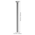 thumbnail image 4 of Miangastore Fully Threaded Hexagon Bolts 304 Stainless Steel 5Pcs M8x5.9in, 4 of 8