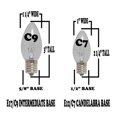 thumbnail image 4 of Novelty Lights 25 Foot C9 LED Outdoor Patio Christmas String Light Set, 4 of 5