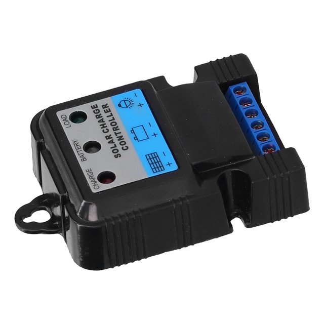 Contrôleur de Charge de Batterie, Réduit la Perte de Tension Contrôle Intelligent Protection de Surcharge Haut de Gamme Contrôleur Solaire de Puce MCU pour Protéger la Batterie