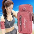 thumbnail image 3 of Gym Arm Bag Sports Arm Bag Smooth Zipper Wear-resistant High Capacity Non-slip Delicate Texture Storage Breathable Running Sports Fitness Mobile Arm Bag Sport Accessory, 3 of 6