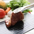 thumbnail image 4 of Defrost Tray Quick DefrostTray Aluminum AlloyNo Heat NeededFast Defrosting for Meat Seafood Steak Efficient Kitchen ToolIdeal for Food Thawing Reusable DurableProfessional Defrosting Solution, 4 of 4