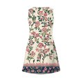 thumbnail image 5 of Ovzne Robes pour Femmes 2025 Robe pour Femme Robe d'Été Décontractée pour Femme Mode Imprimée avec Poche Sans Manches à Col en V Robe Grande Taille Robe Maxi Imprimée Liquidation, 5 of 5