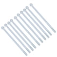 thumbnail image 4 of 10 Pcs Half Thread Bolt Fine Thread Carbon Steel Sturdy Lengthened Hex Half Tooth Bolts 10x230, 4 of 14