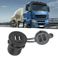 thumbnail image 3 of USB Power , Dual USB Port Power  Socket Outlet  With 60cm/23.6in Cable  For 12V/24V Car Boat ATV, 3 of 8