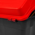 thumbnail image 4 of Gracious Living 132 Litre Hinge Top Tote Black with Red Lid, 4 of 10