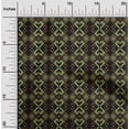 thumbnail image 1 of oneOone Georgette Viscose Fabric Ethnic Geometric Flame Stitch Print Sewing Fabric BTY 42 Inch Wide, 1 of 4