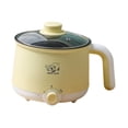 thumbnail image 2 of Tnarru Electric Cooking Pot Raman Cooker Stainless Steel Mini Travel Cooker Portable Cooking Pot for Dumpling Steak Soup Fry Oatmeal without steamer, 2 of 8