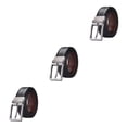 thumbnail image 4 of Wisewang Ceinture Décontractée pour Homme avec Boucle Réversible Style Durable et Soigné Ceinture en Peau de Vache Ceinture Réversible Complets Original 105cm 3Ensemble, 4 of 6