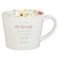thumbnail image 1 of Mug All Things Coffee - Romans 8:28 - 13 oz, 1 of 3