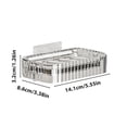 thumbnail image 3 of Glacier Pattern Soap Box Wall Mounted Double Laundry Soap Household Wall Soap Box, 3 of 7