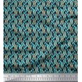 thumbnail image 1 of Soimoi Cotton Cambric Fabric Leaves Small Decor Fabric Printed Yard 56 Inch Wide, 1 of 3