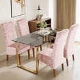 thumbnail image 4 of TopLLC Couverture Jetée, Couverture Jetée pour Canapé en Velours Extensible Chair Cover Grande Inclinée Dossier Haut Chair Cover Couleur Unie Maison Hôtel Salle à Manger Chair Cover Tout-en-un Tout Inclus Anti-Saleté Chairs Cover, 4 of 6
