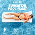 thumbnail image 2 of TRC Recreation Sunsation Matelas Flottant de Piscine en Mousse de 1,75 Pouces d'Épaisseur, 70 Pouces x 26 Pouces, Blanc, 2 of 9