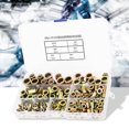 thumbnail image 1 of Ensemble de Kit de Rivets-Écrou, Ensemble de Rivets-Écrou Léger et Ferme, pour Travail en Acier Plastique Fibre de Verre, 1 of 8