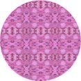 thumbnail image 1 of Ahgly Company Tapis d'Intérieur Lavable en Machine Carré Violet Transitionnel, 3 Pieds Carré, 1 of 7