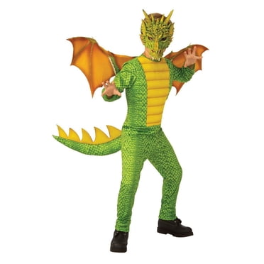 Green Scaled Dragon Boy's Costume