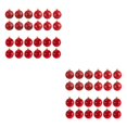 thumbnail image 3 of relayinert 24 Pcs/ensemble Grand Application Mariage Fête Déco Maison Durable et Fiable Rouge 2Ensemble, 3 of 6