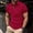 Wine, variant on Sentmoon Mens Shirts Oversized Relaxed Turndown Collar Short Sleeve Stretchy Casual Hawaiian Shirt Solid Color Mens Outfits Trendy for Casual Wear White XL