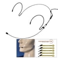 thumbnail image 2 of Double Earhook Headset Mic Headworn Microphone for Sennheiser for Shure Wireless, 2 of 5