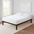 thumbnail image 2 of Mainstays Queen 14" Metal Platform Bed Frame with Wood Slats, Storage Space Under Frame, No Box Spring Required, Black/Wood, 2 of 9