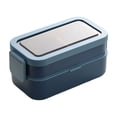 thumbnail image 2 of Insulated Sealed Portable Lunch Box For Office Home Workers, Microwave Safe Food Grade, Stainless Steel Design, Commuter Travel, Easy Cleanup, Food Storage Containers Set, 2 of 9