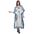 thumbnail image 3 of Moomaya Kaftan de Plage, Paréo de Bikini, Robe Longue Maxi Caftan pour Femmes, 3 of 6