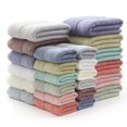 thumbnail image 5 of MesaSe Monochrome Three Sizes Portable Skin-Friendly Towel Set Highly Absorbent Bathroom Fingertip Towel, 5 of 5