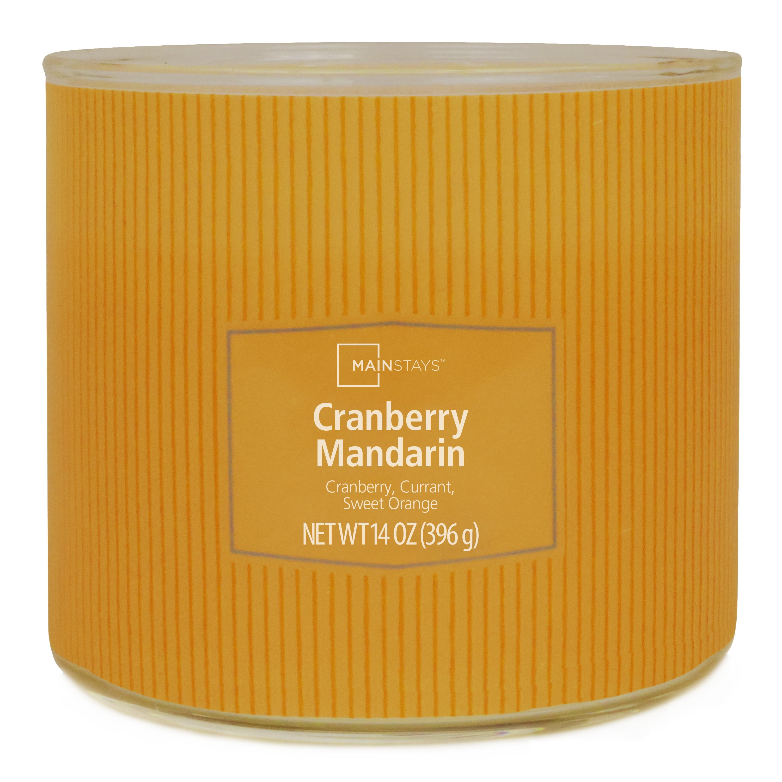 1. Bougie parfumée Mainstays à 3 mèches, enveloppée texturée Canneberge mandarine, 14 oz