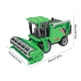 thumbnail image 2 of DEBGFS Combine Harvester Toy Collectible Model with Sounds and Lights Effects,green, 2 of 6